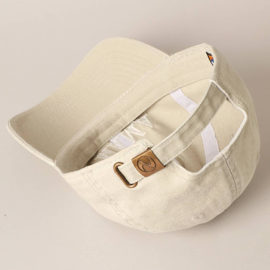 MAMA Embroidered Cotton Baseball Cap: SAND / ONE SIZE