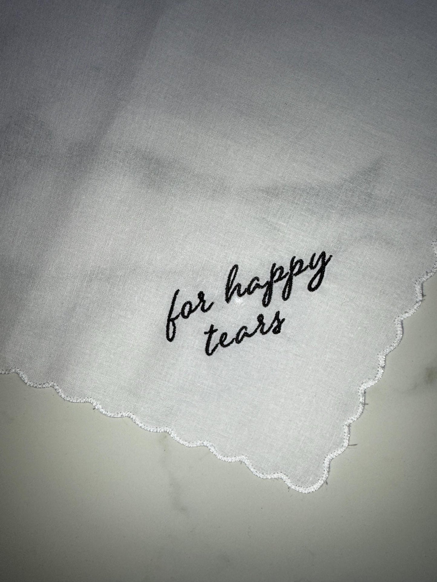For Happy Tears Hankerchief