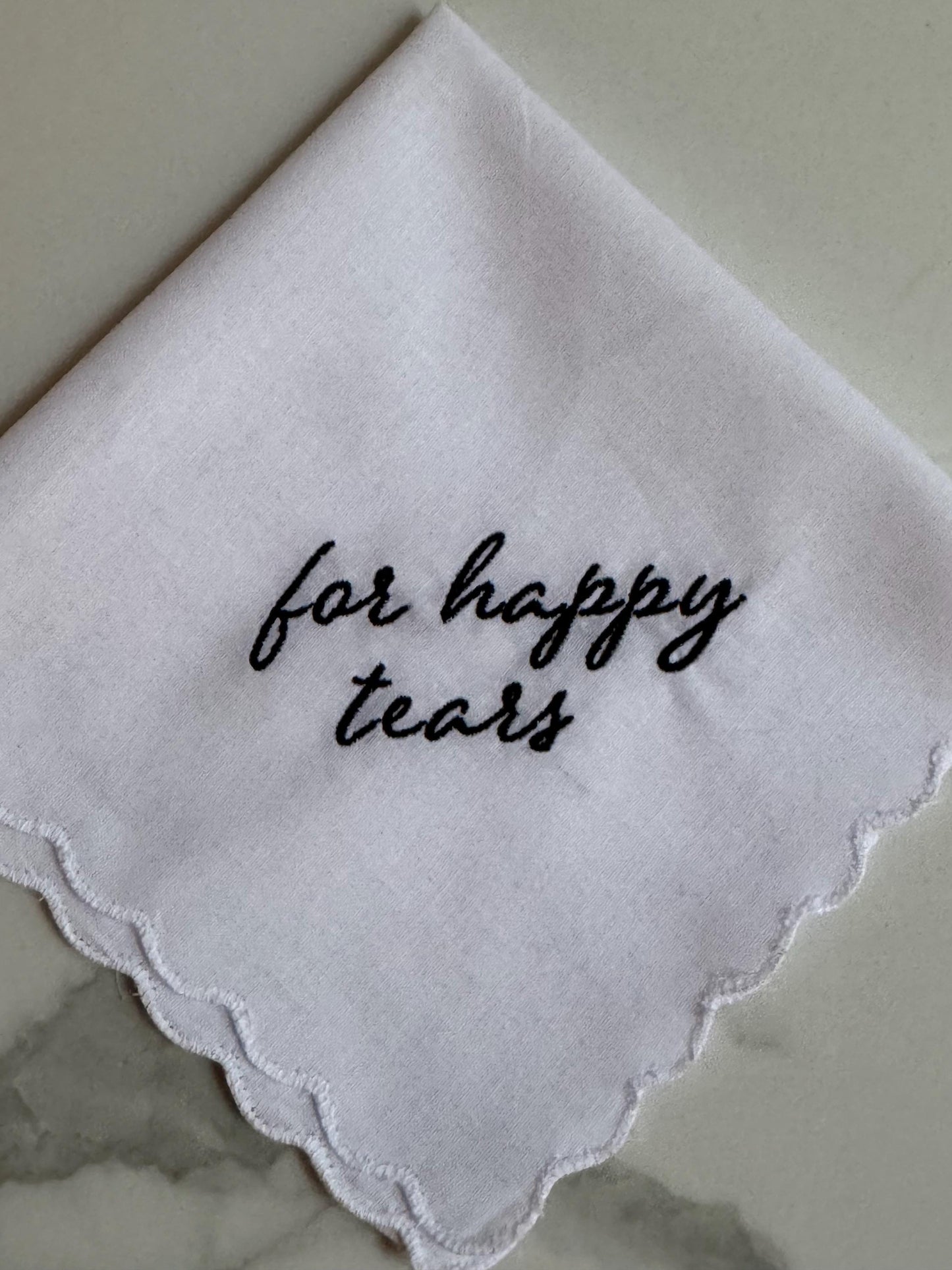For Happy Tears Hankerchief