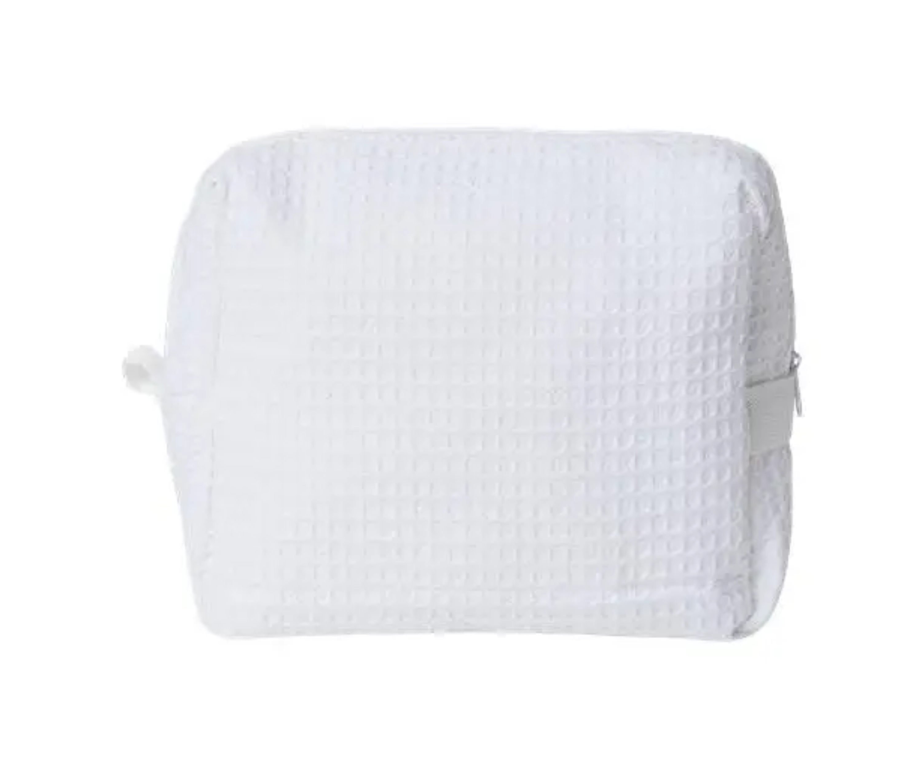 Waffle Weave Cosmetic Bag