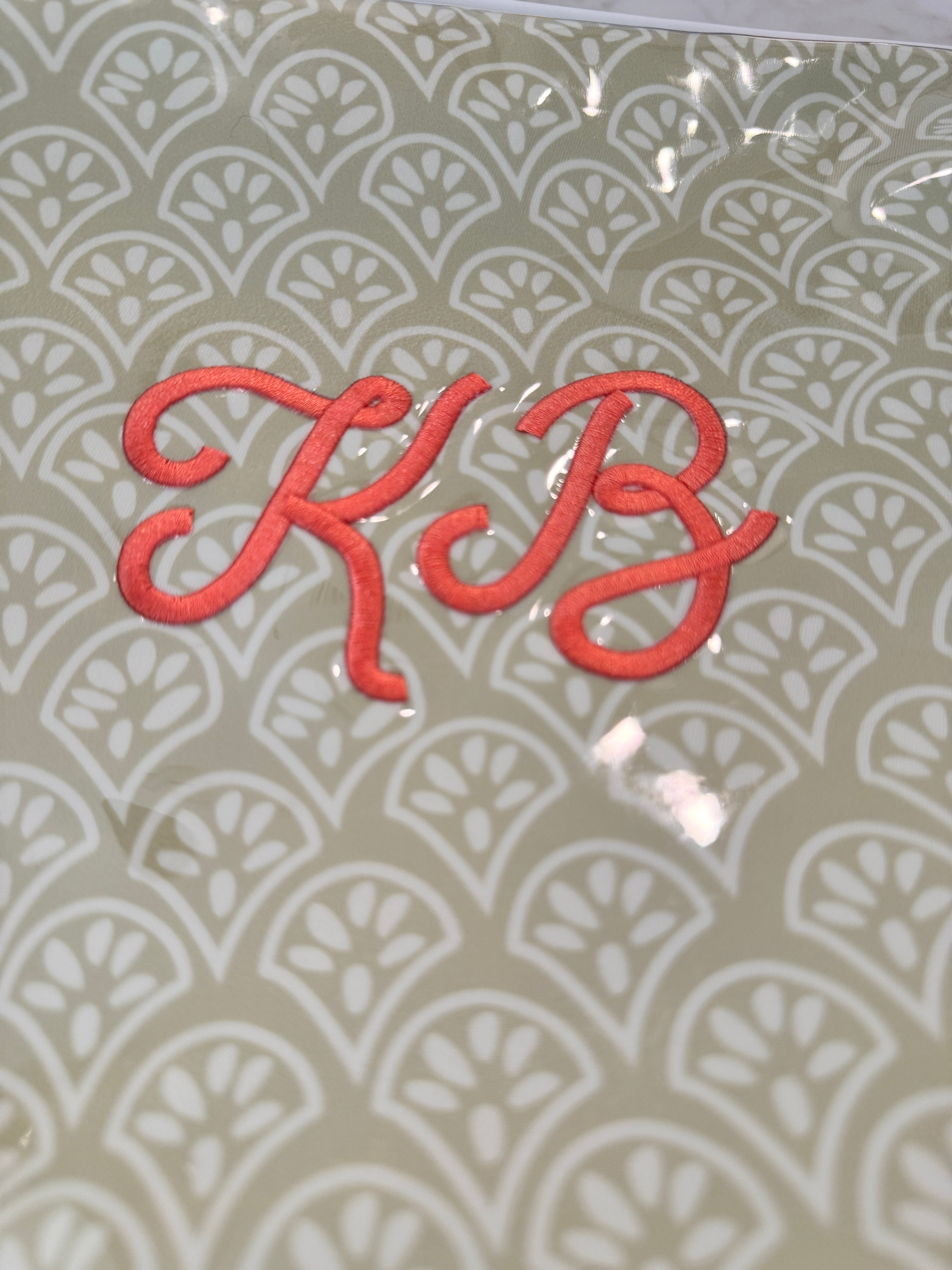 Glossy Patterned Toiletry Bag