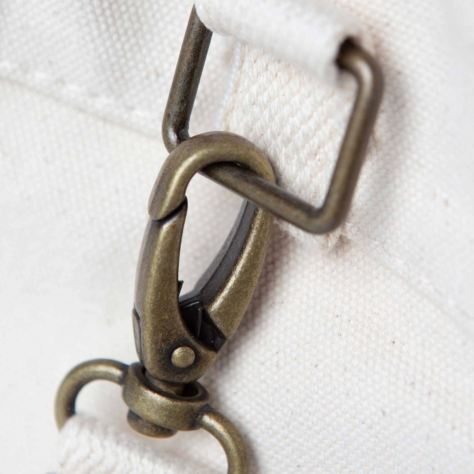 Mini Natural Canvas Box Tote