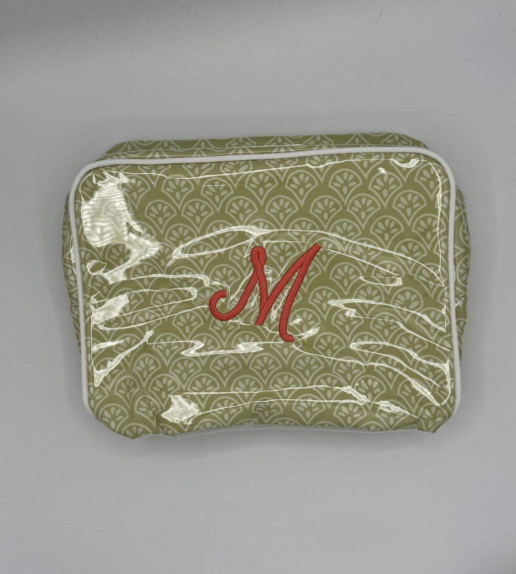 Glossy Patterned Toiletry Bag
