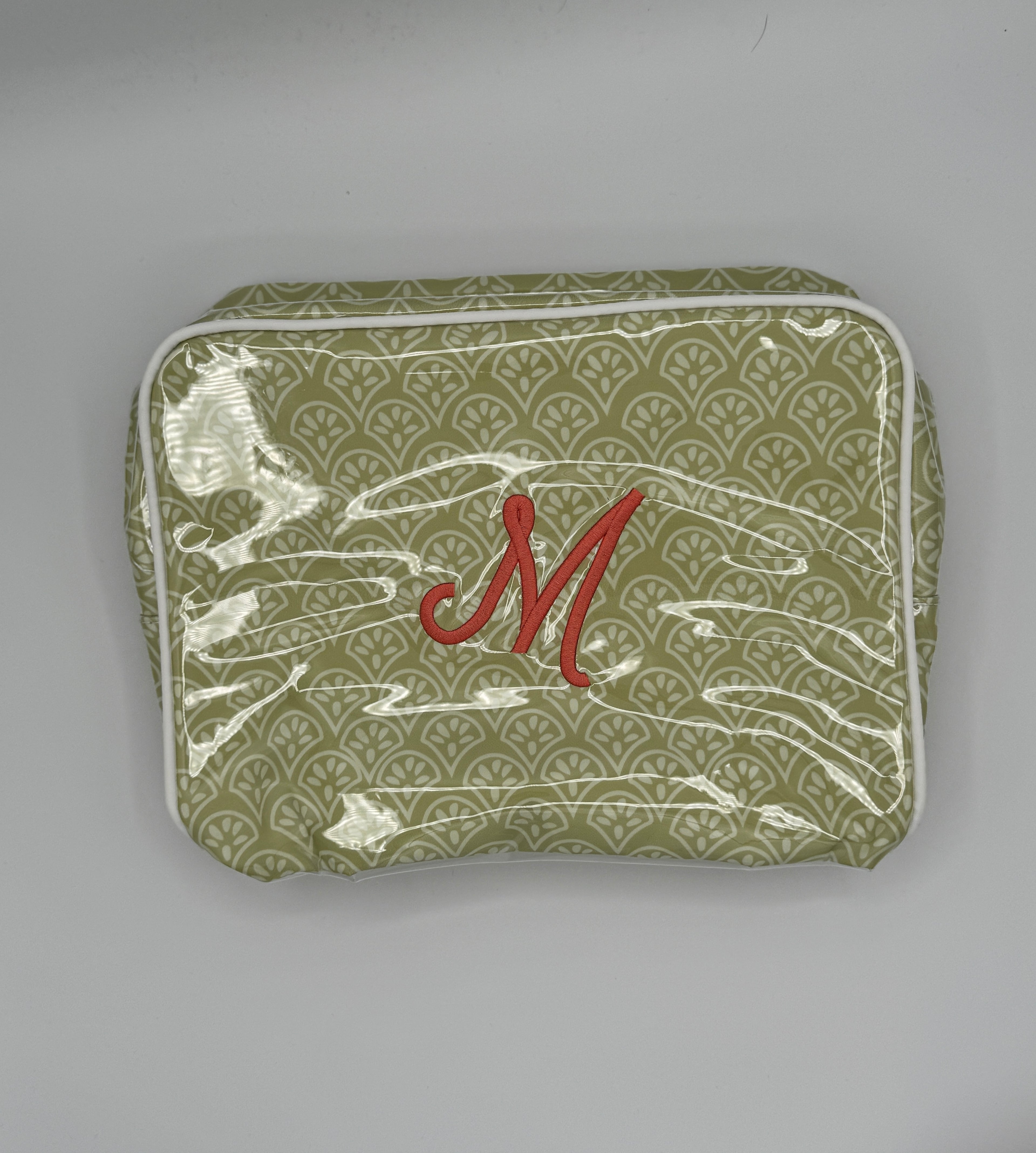 Glossy Patterned Toiletry Bag