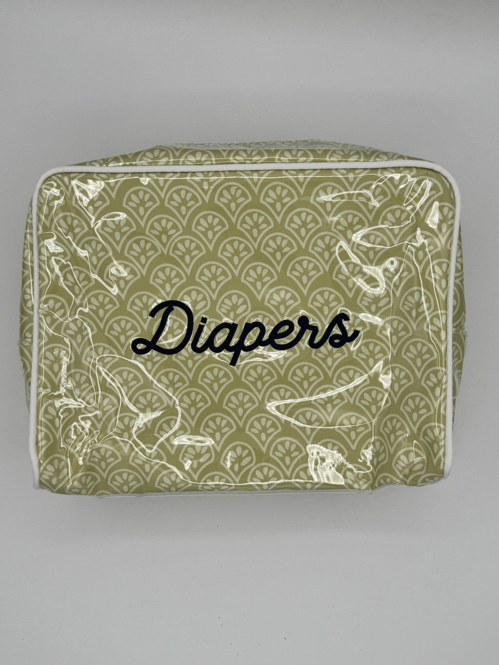 Glossy Patterned Toiletry Bag