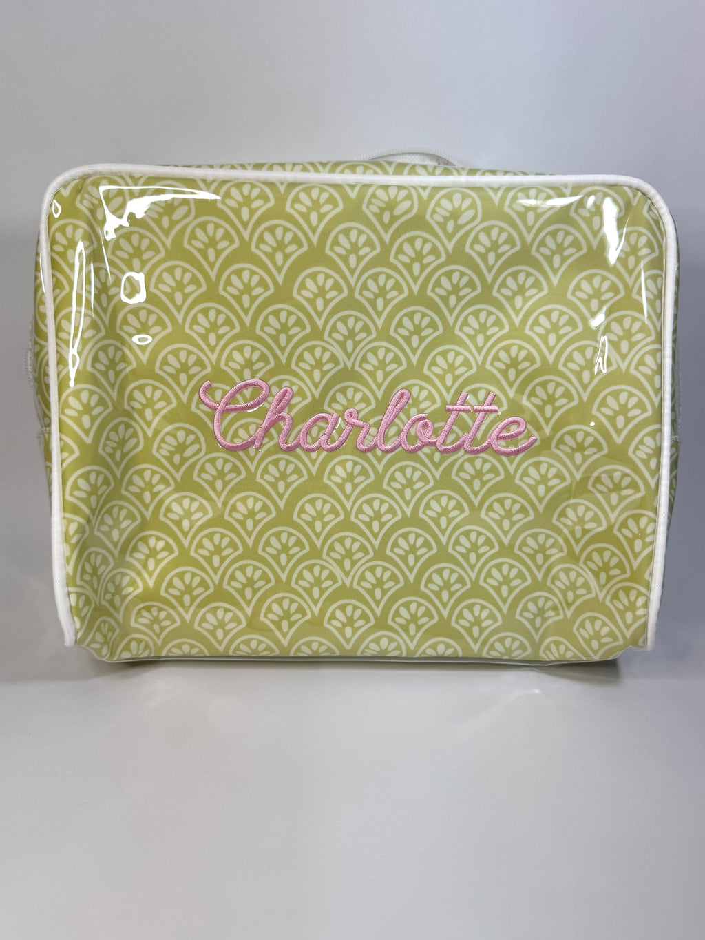 Glossy Patterned Toiletry Bag