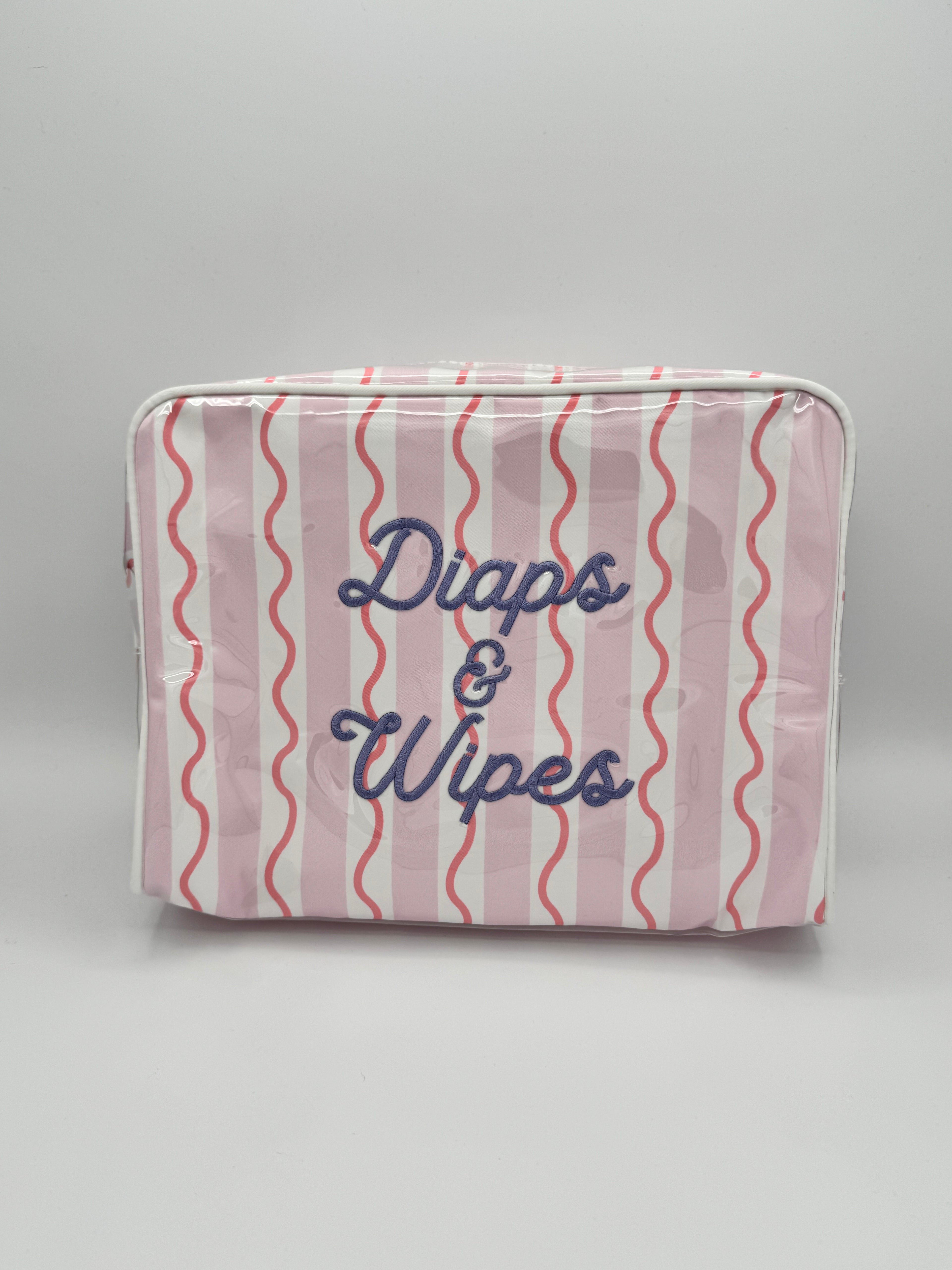 Glossy Patterned Toiletry Bag