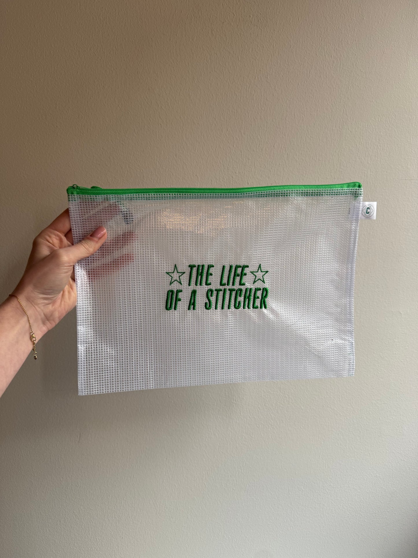 ⭐️The Life of a Stitcher⭐️ zipper bag