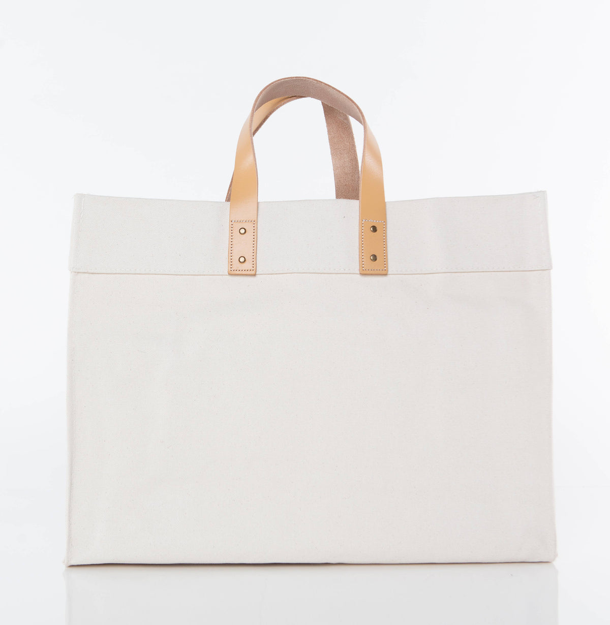 Natural Canvas Box Tote – Claremont Stitch