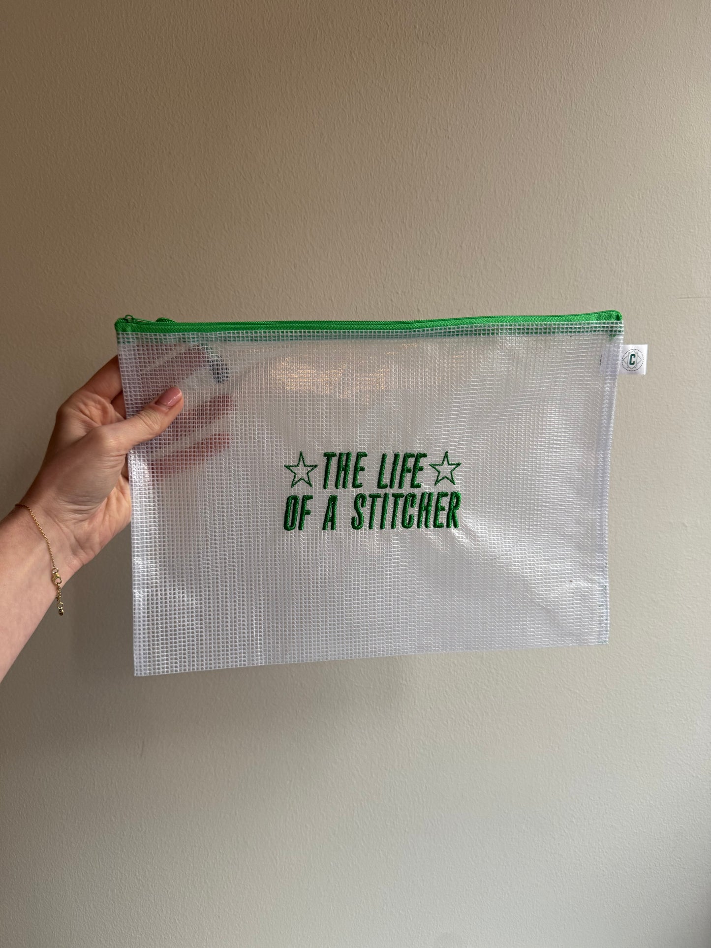 ⭐️The Life of a Stitcher⭐️ zipper bag
