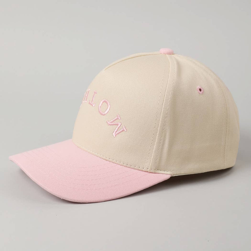 MOTHER Upside Down Lettering Embroidery Cap: MINT / ONE SIZE