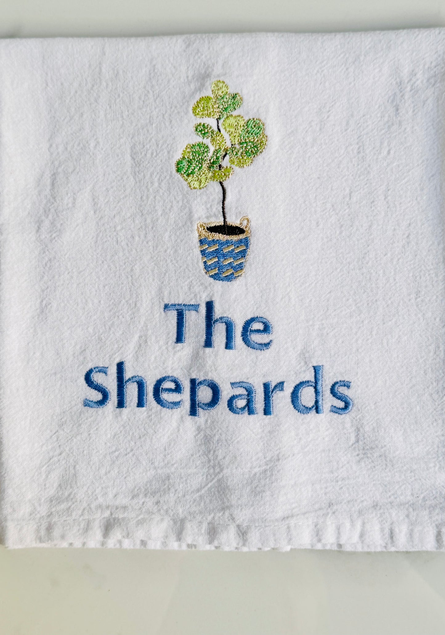 Fiddle Fig Leaf Dish Towel