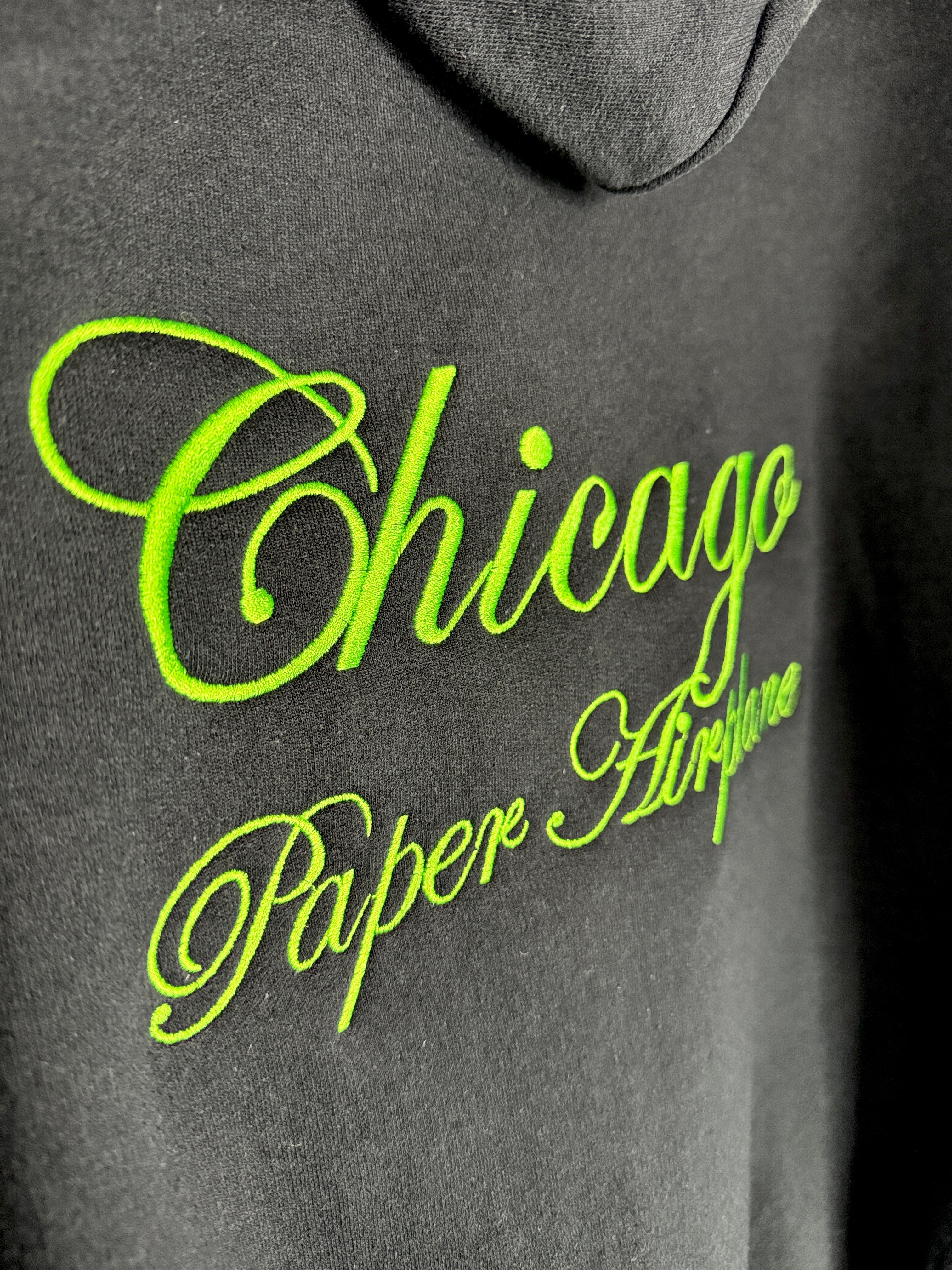 Chicago Paper Airplane Hoodie