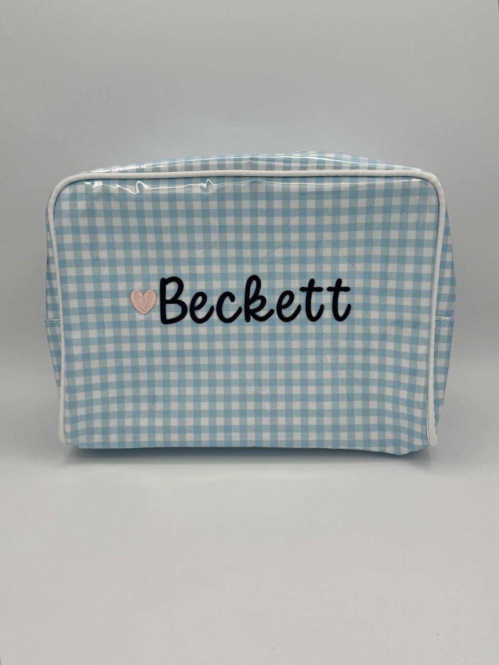 Glossy Patterned Toiletry Bag