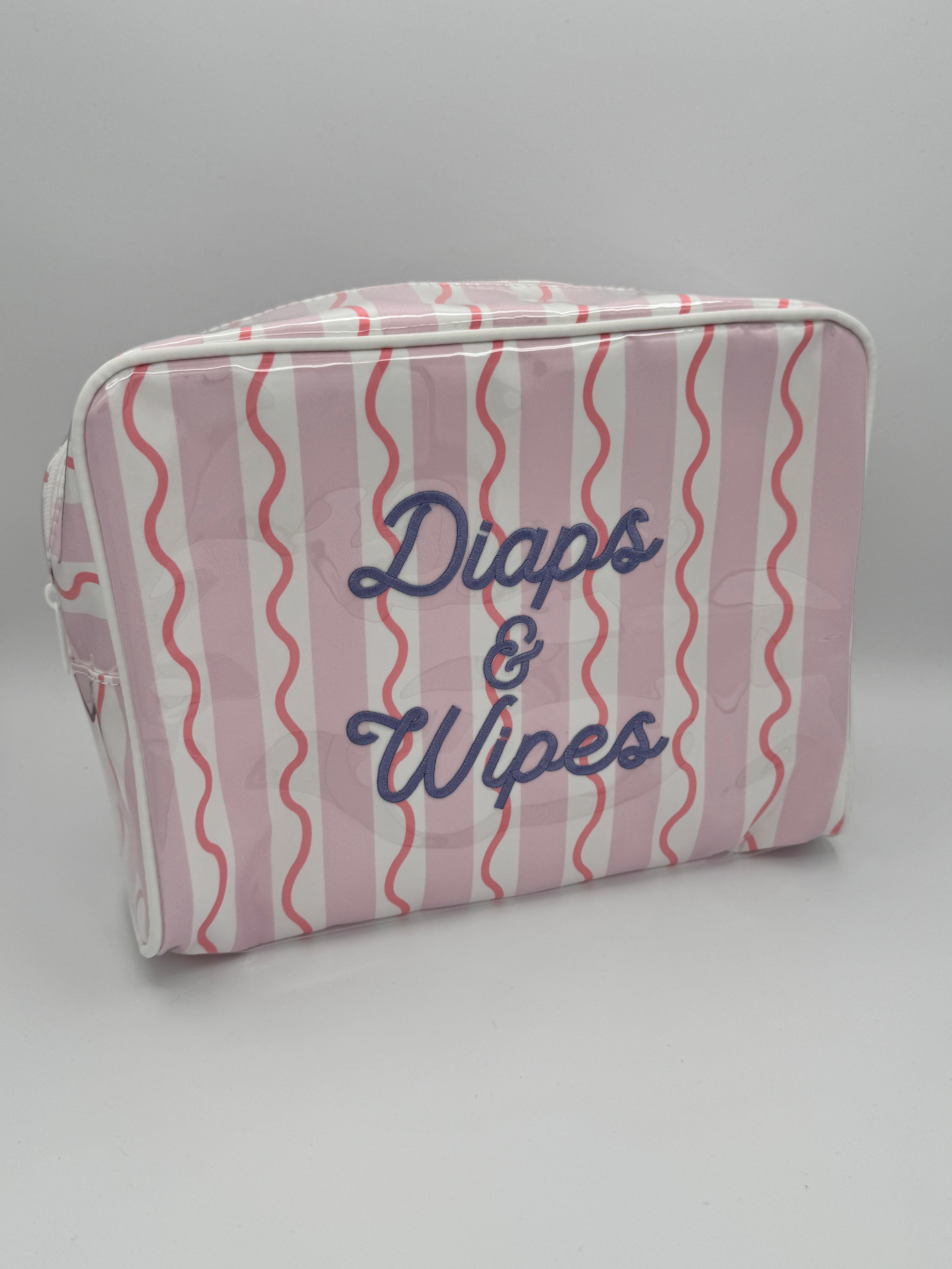 Glossy Patterned Toiletry Bag