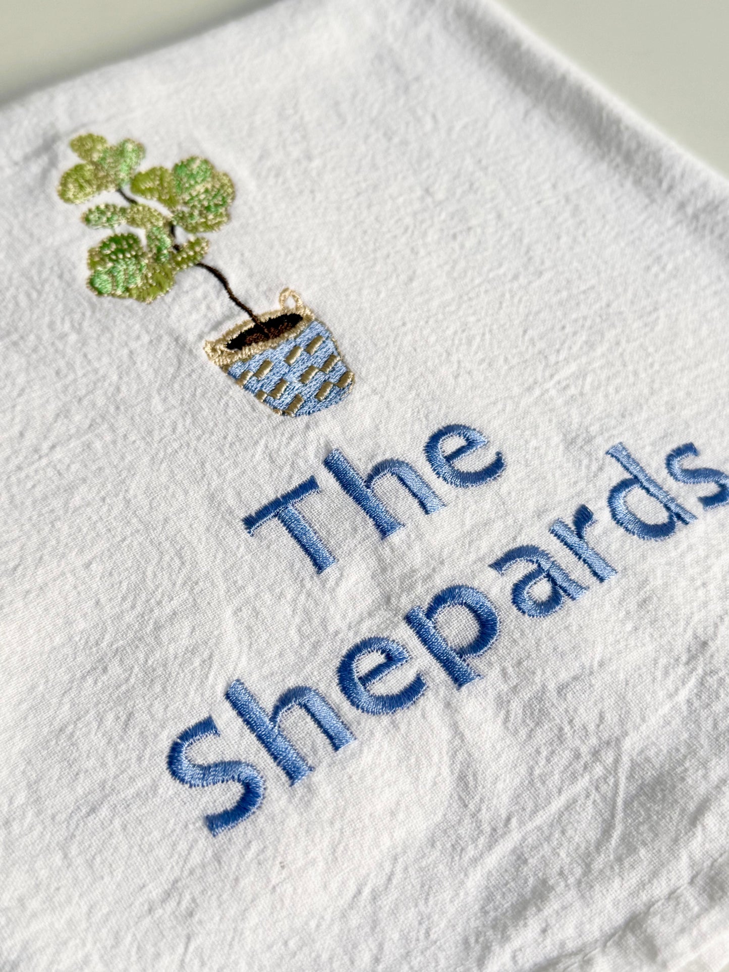 Fiddle Fig Leaf Dish Towel