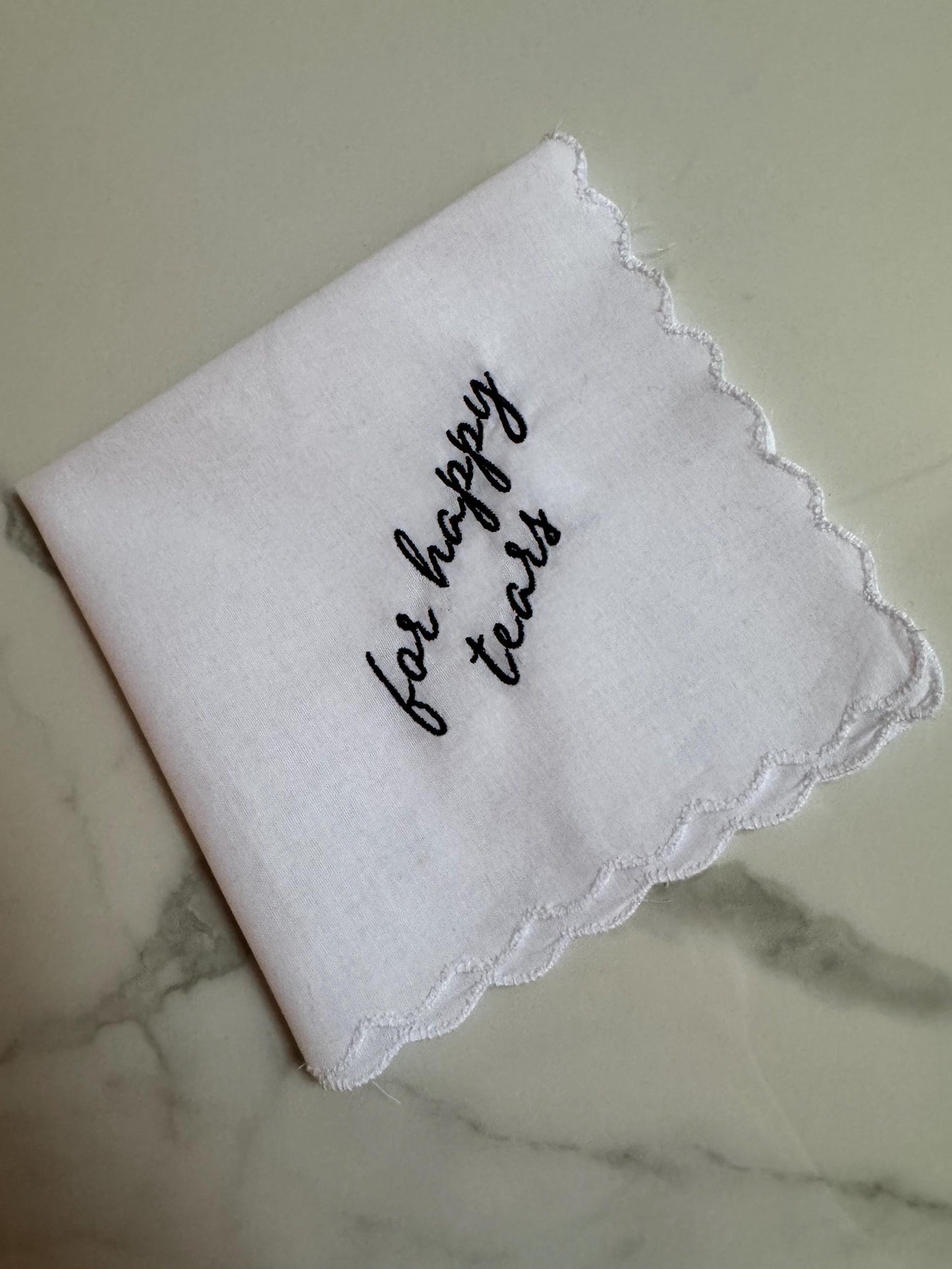 For Happy Tears Hankerchief