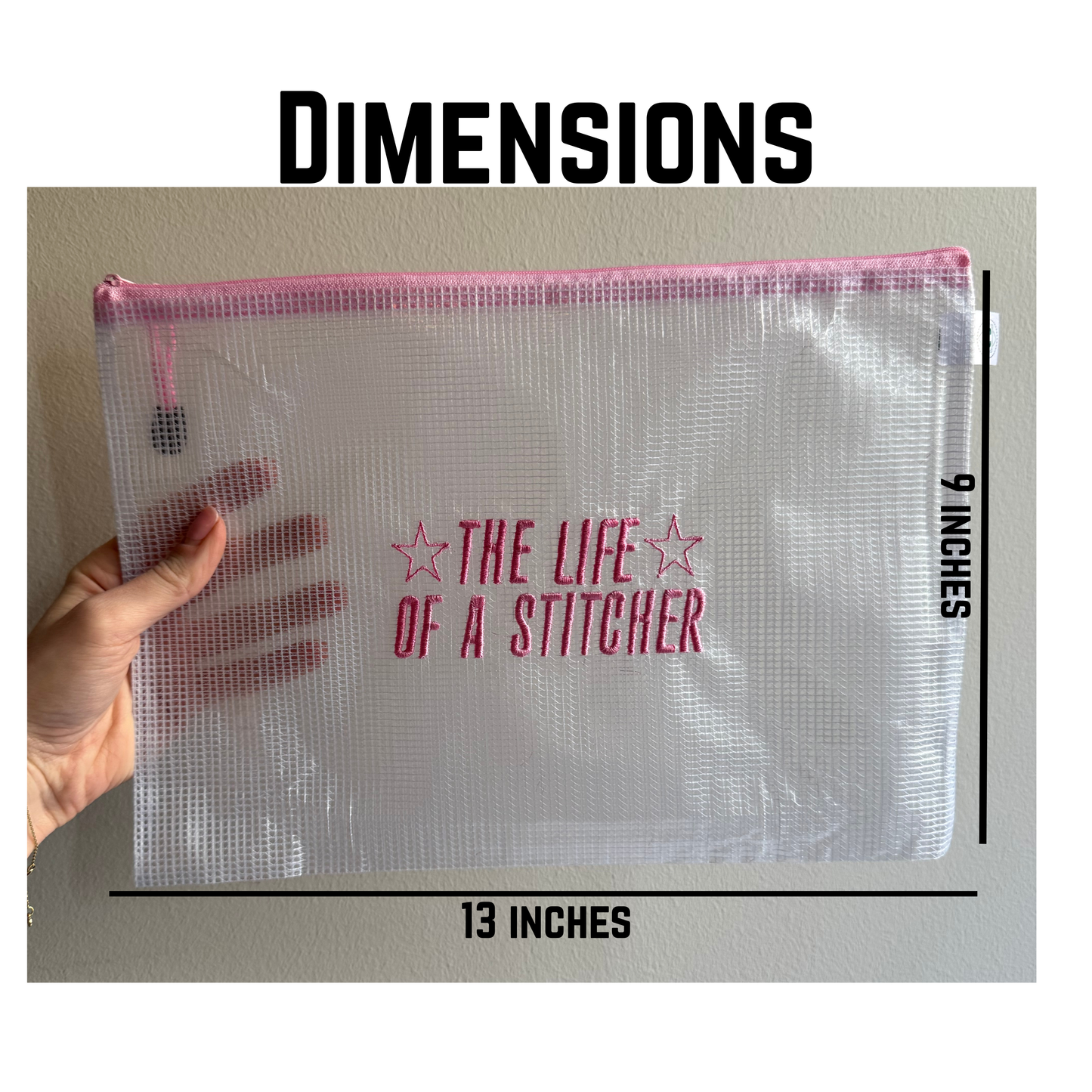 ⭐️The Life of a Stitcher⭐️ zipper bag