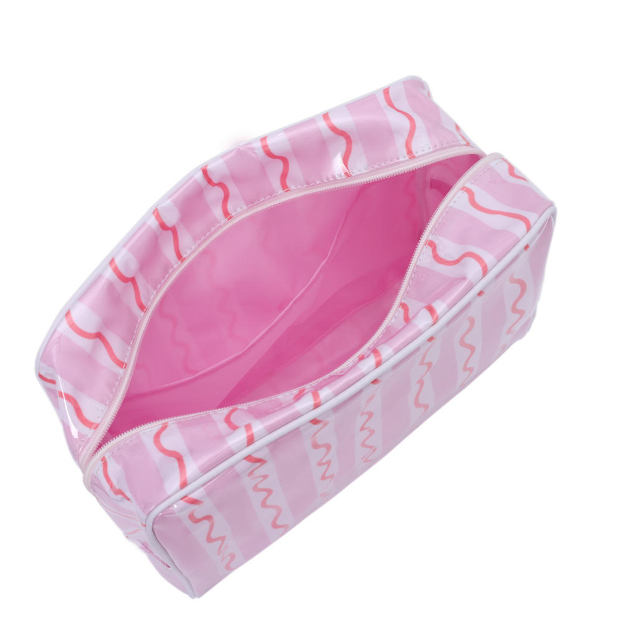 Glossy Patterned Toiletry Bag
